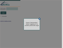 Tablet Screenshot of myancillary.com